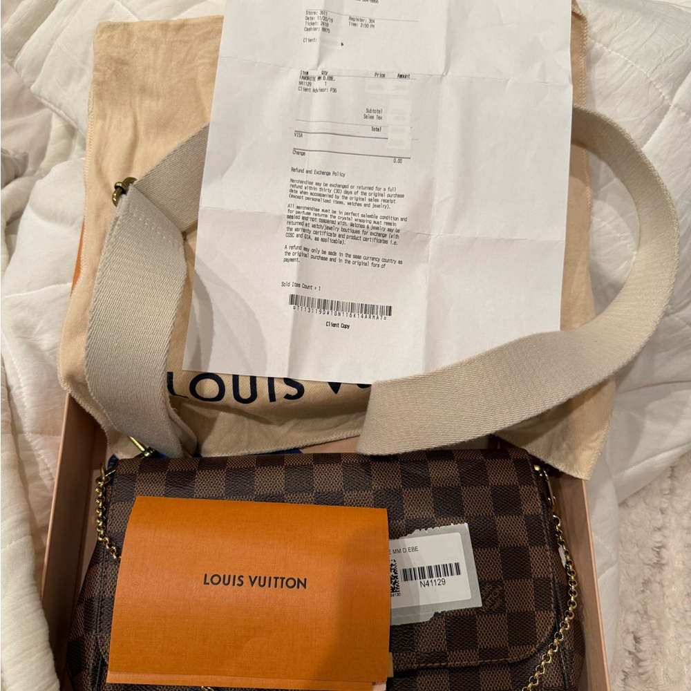 Louis Vuitton Brown Monogram Crossbody Bag- favorite